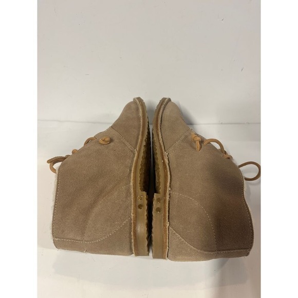 BEEK Handmade Suede Shearling Lined Penguin‎ Chukka Ankle Boots Cozy SZ8 NEW - Picture 7 of 9